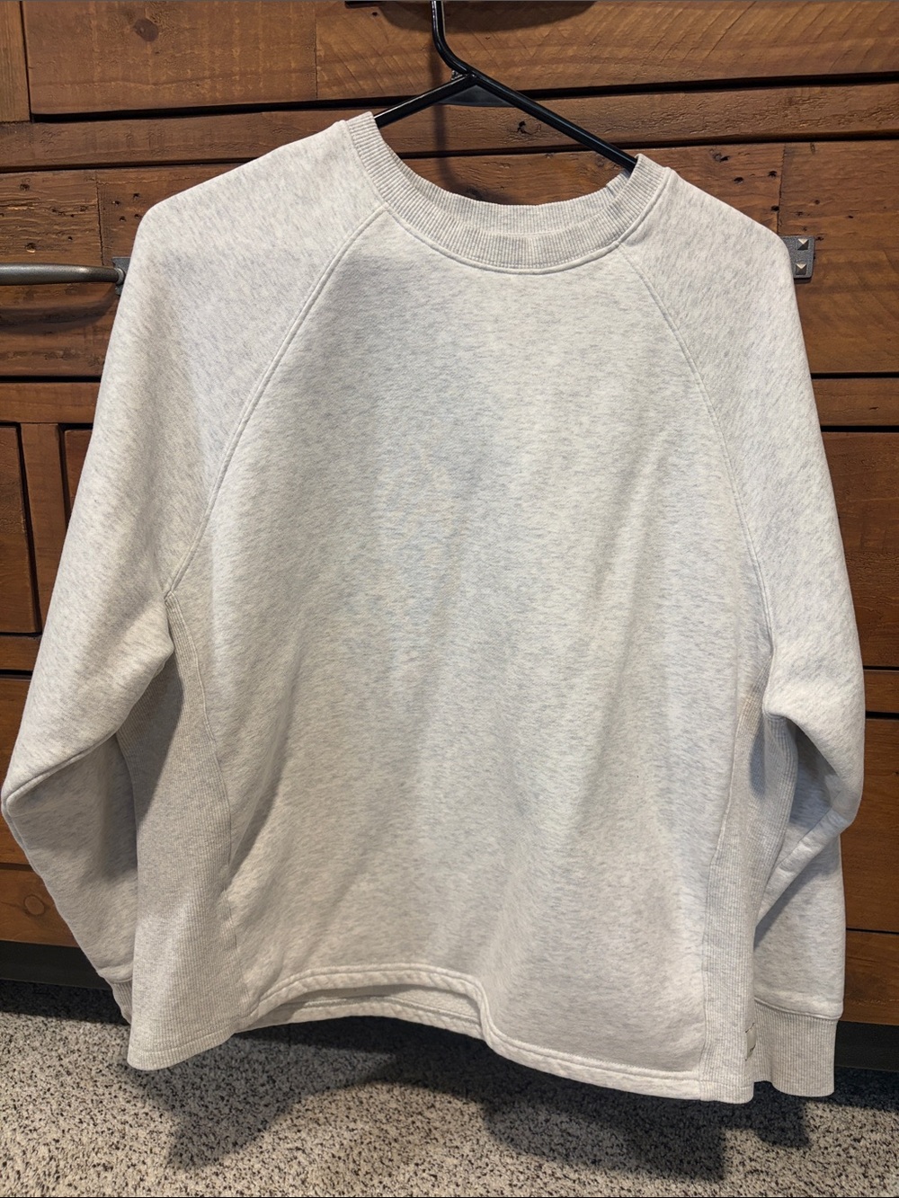 Vuori Restore Crewneck Sweatshirt - Light Heather Gray